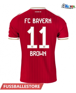 Günstige Bayern Munich Nathaniel Brown #11 Heimtrikot 2026-27 Kurzarm